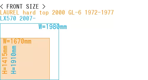 #LAUREL hard top 2000 GL-6 1972-1977 + LX570 2007-